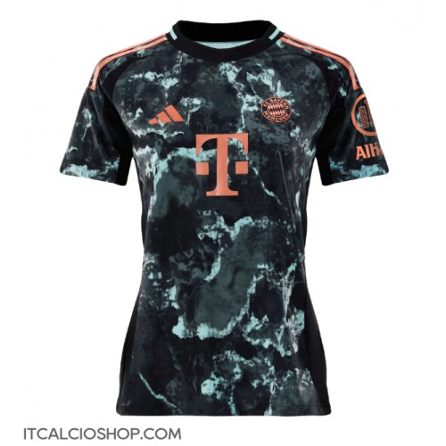 Bayern Munich Alphonso Davies #19 Seconda Maglia Femmina 2024-25 Manica Corta